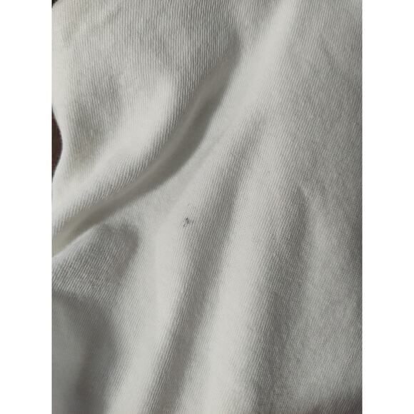 A.L.C. Cami Tank Top White Ruched Center Seam Built in Bra Support Large - Picture 6 of 7